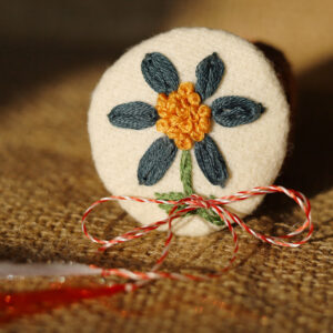 Broșă NU-MĂ-UITA [albastru]